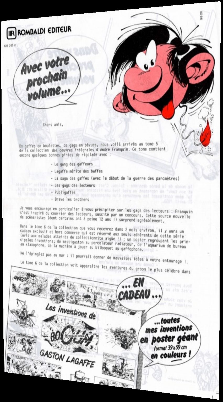 Lettre Rombaldi