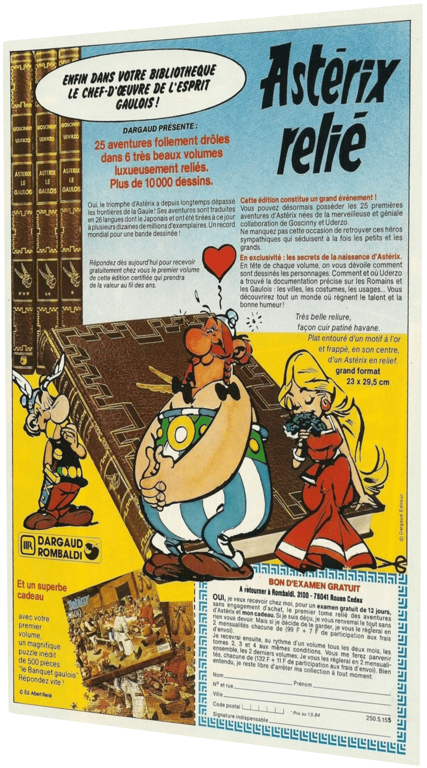 Publicités Astérix
