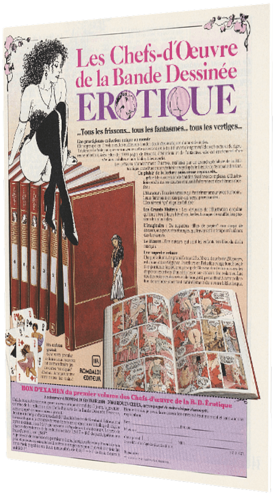 Publicité Les chefs d'oeuvres de la bd érotique