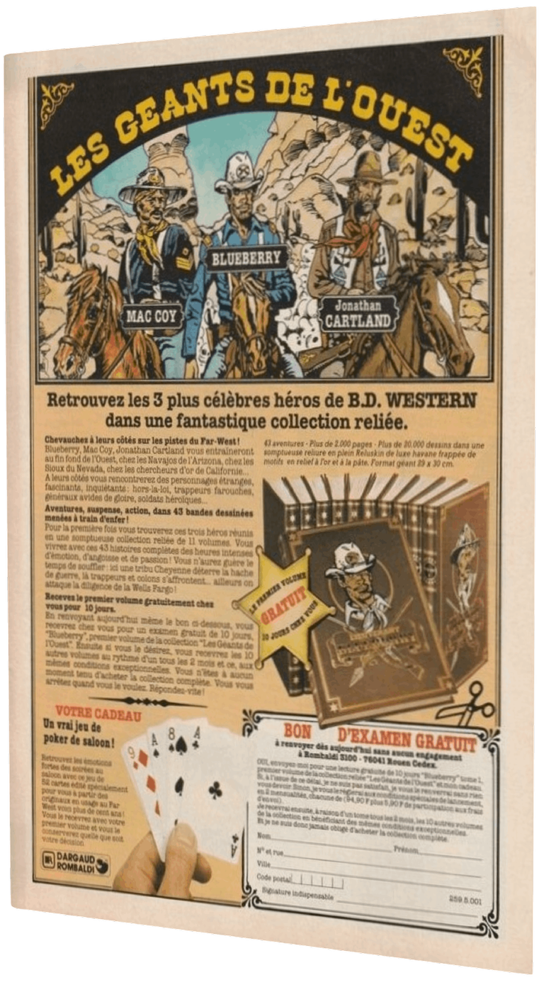 Publicité Les Géants de l'Ouest