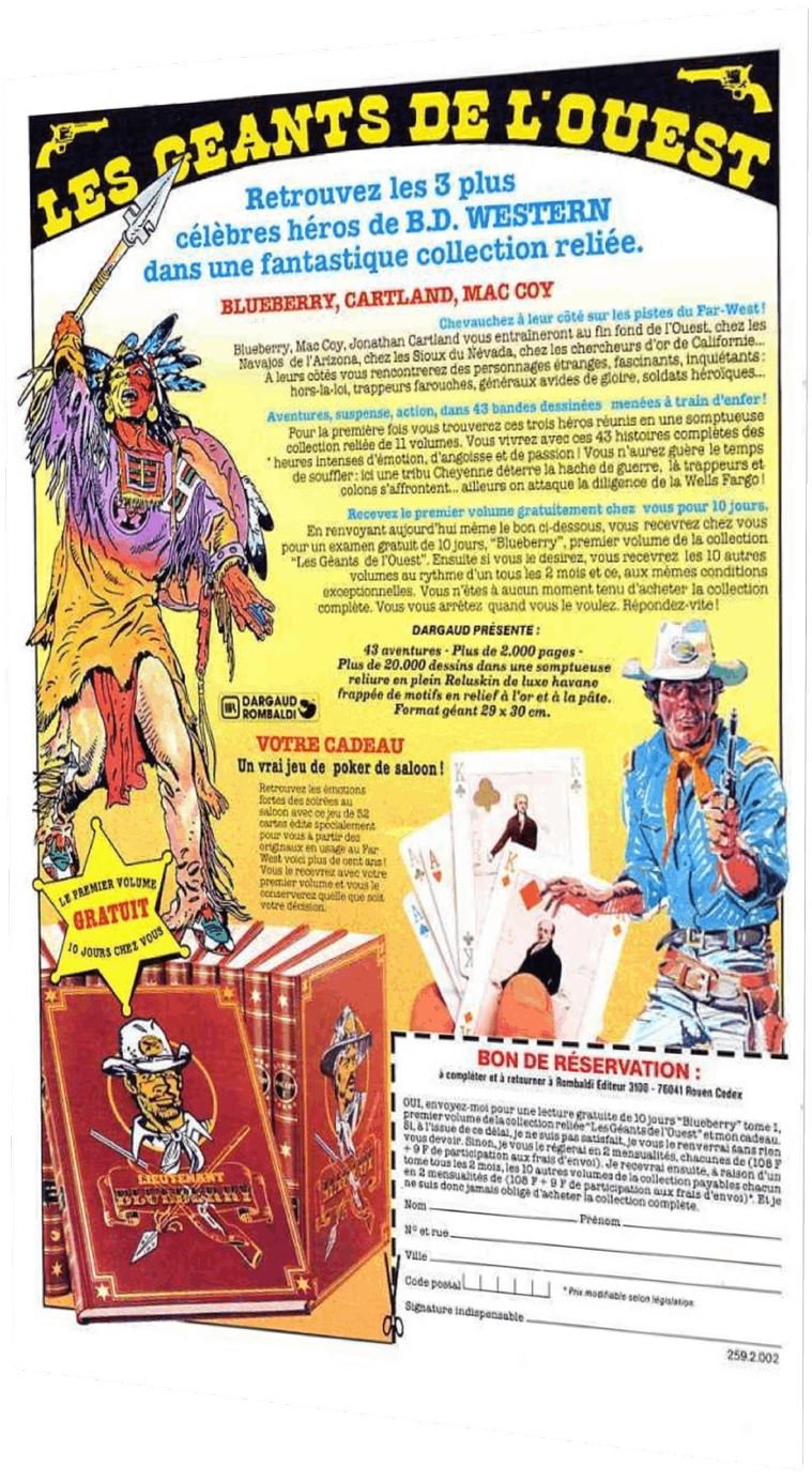 Publicité Les Géants de l'Ouest