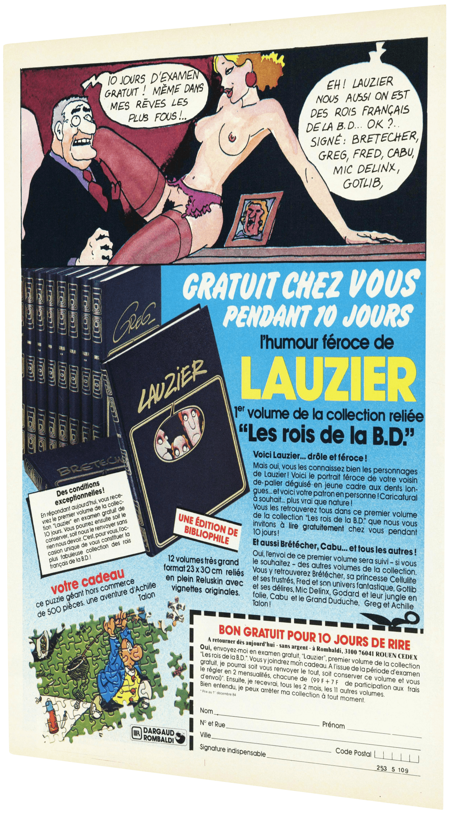 Publicité Les Rois de la BD