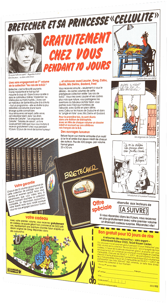 Publicité Les Rois de la BD