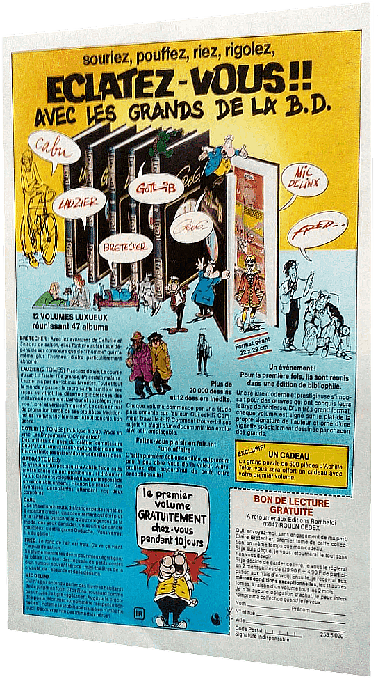 Publicité Les Rois de la BD